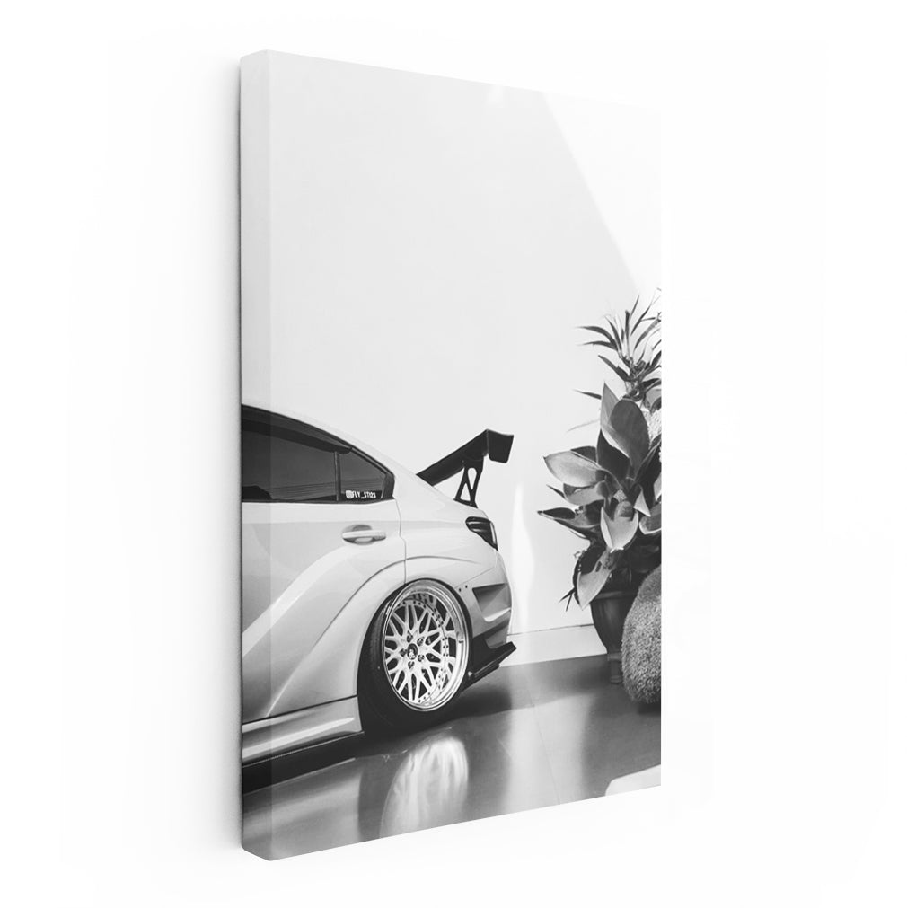 Black and White Subaru WRX - Performance Redefined