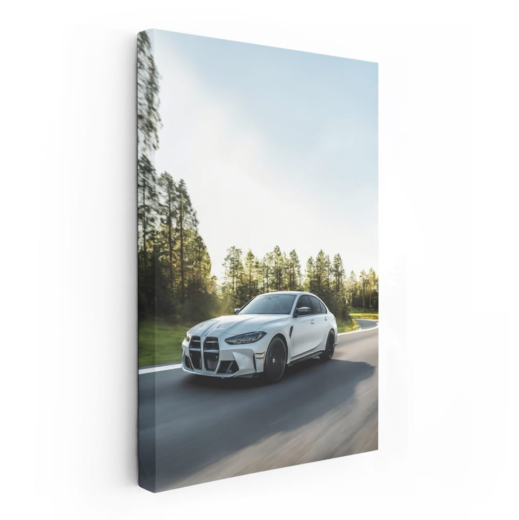 BMW M3 Competition in White Mother of Pearl - Power Meets Elegance