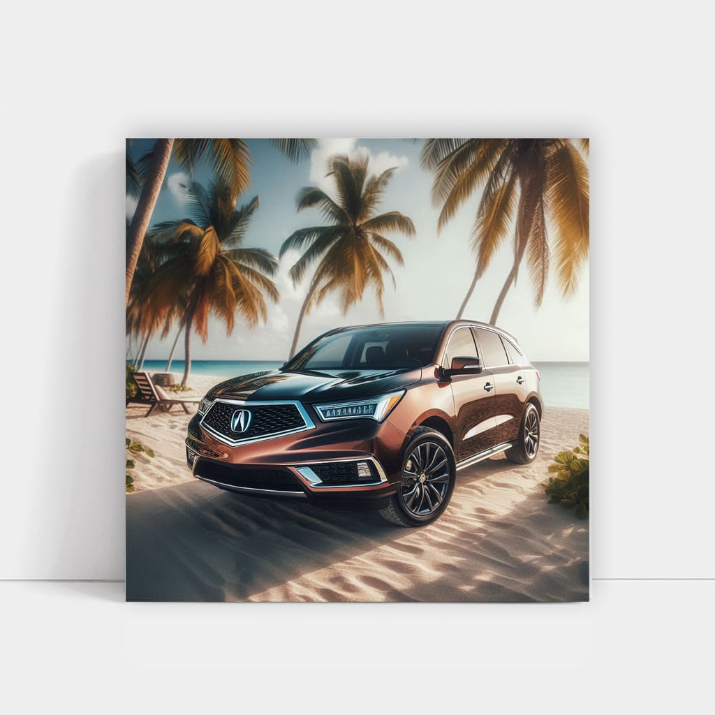 Acura MDX Cruising Beachside - Blend of Luxury and Power