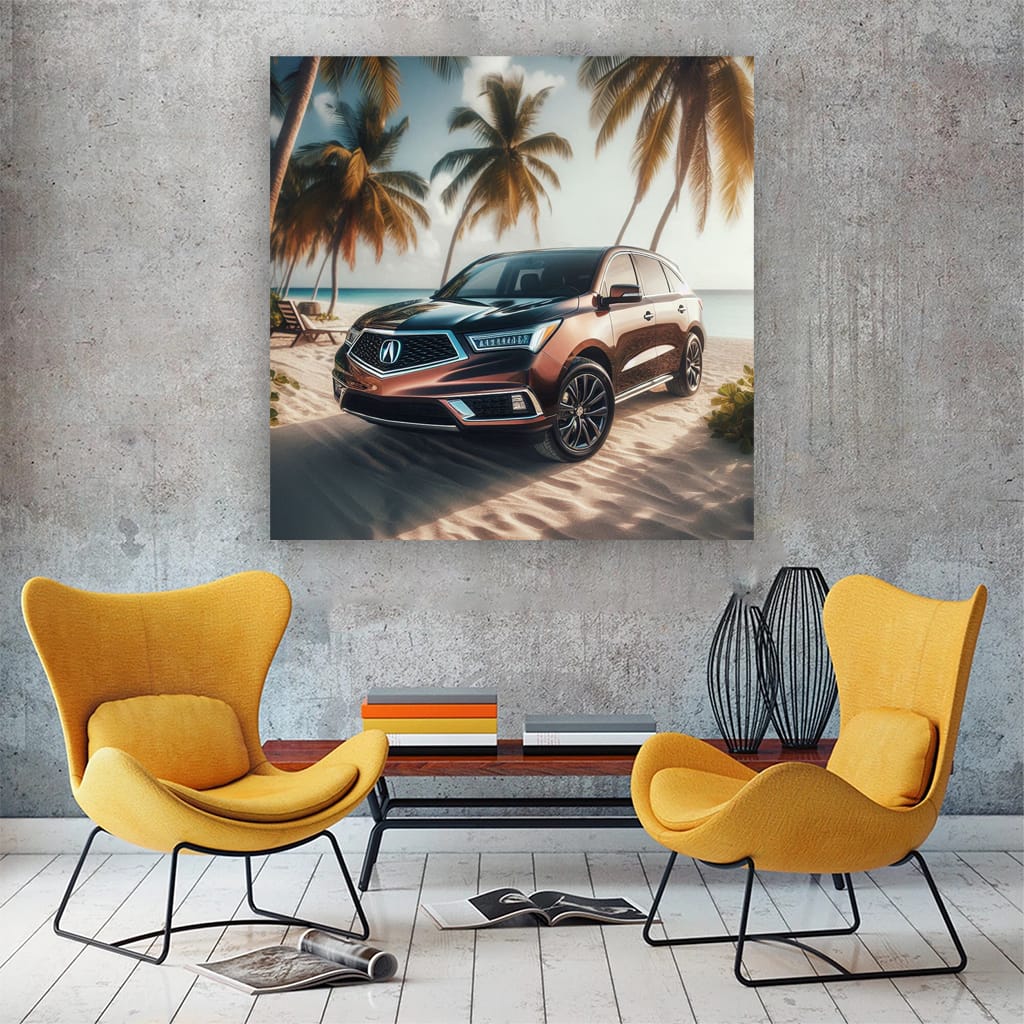 Acura MDX Cruising Beachside - Blend of Luxury and Power