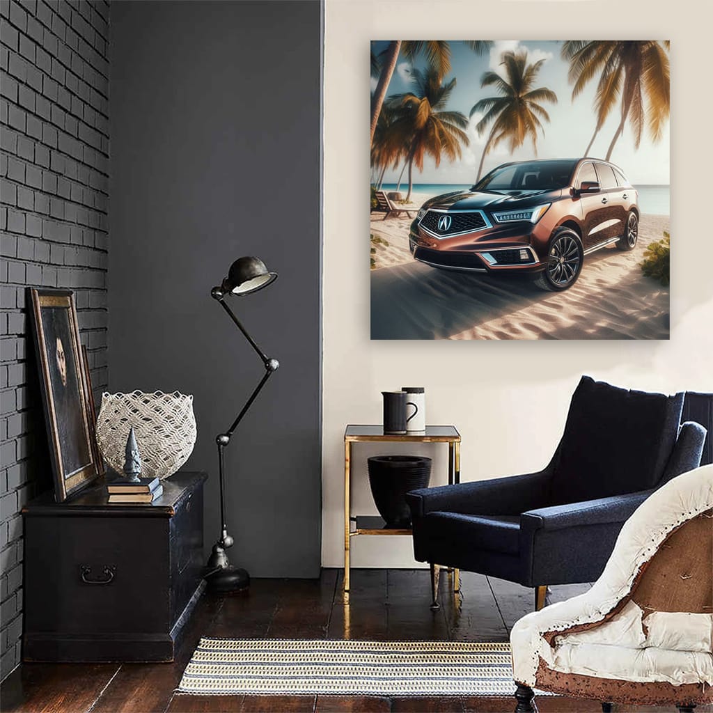 Acura MDX Cruising Beachside - Blend of Luxury and Power