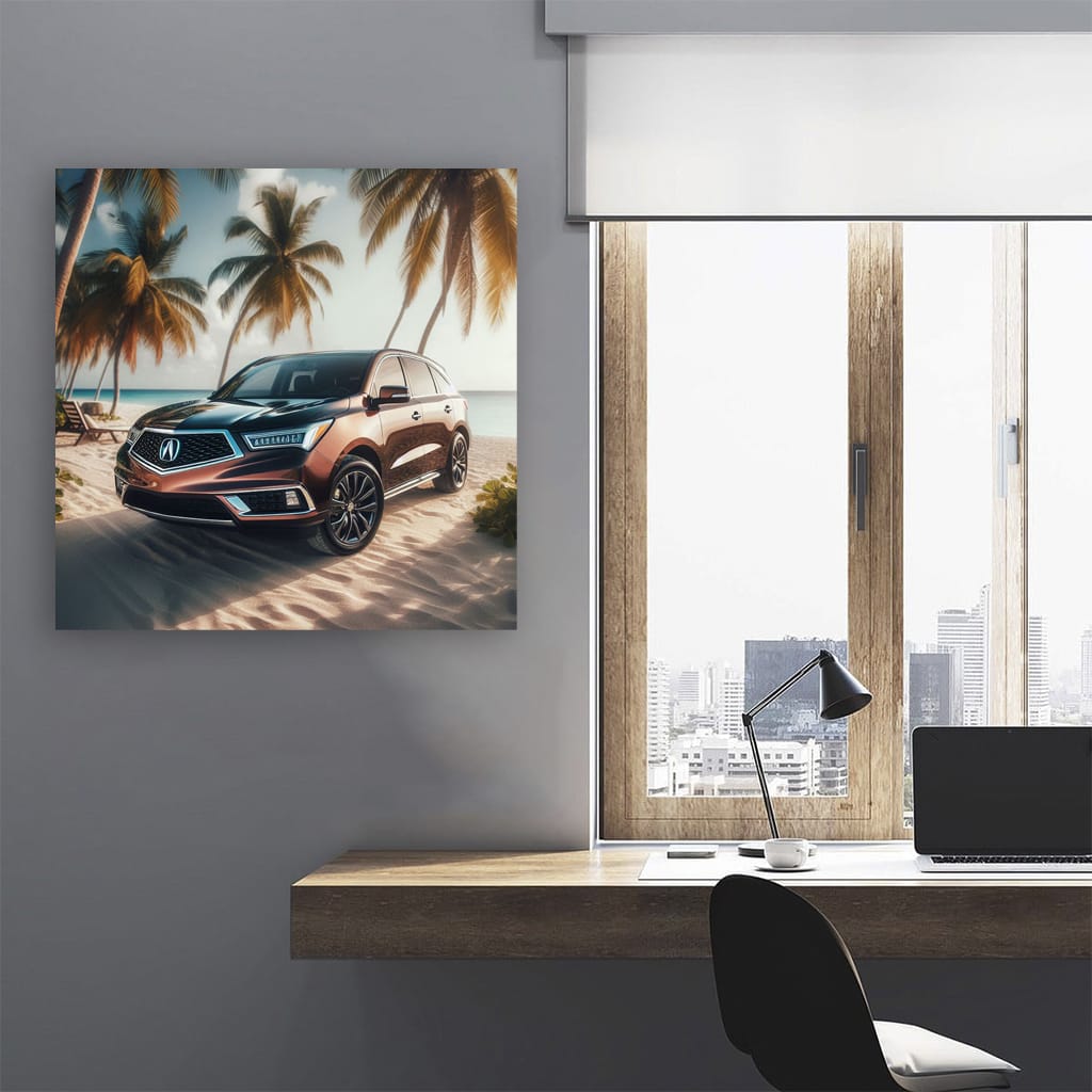 Acura MDX Cruising Beachside - Blend of Luxury and Power