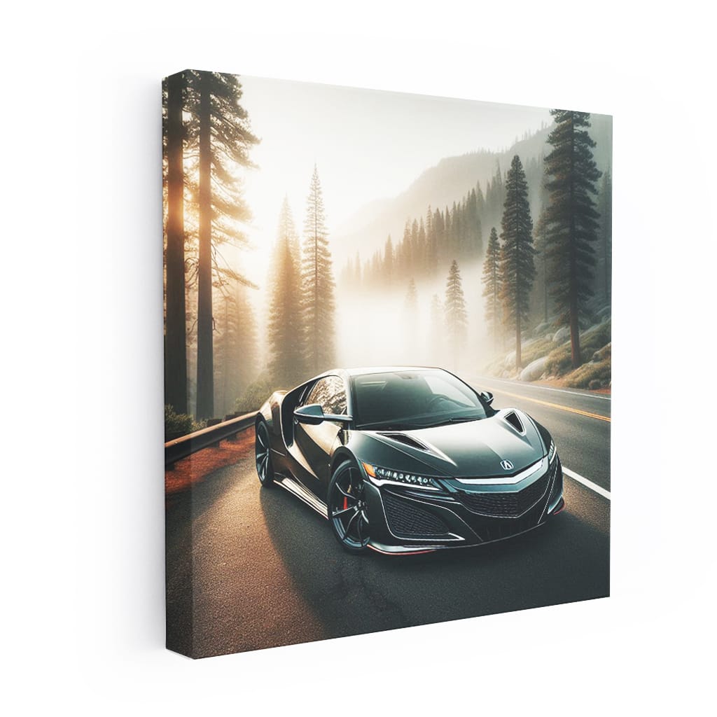 Acura NSX in Fog - Unleash Power of Precision