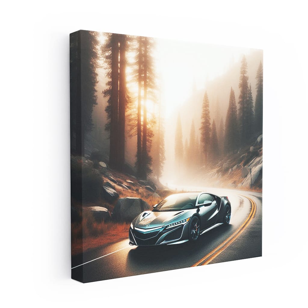 Acura NSX in Fog - Sleek Performance, Ultimate Precision