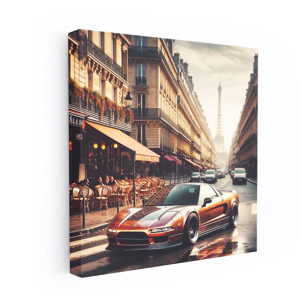 Vintage Acura in Paris - Classic Retro Charm
