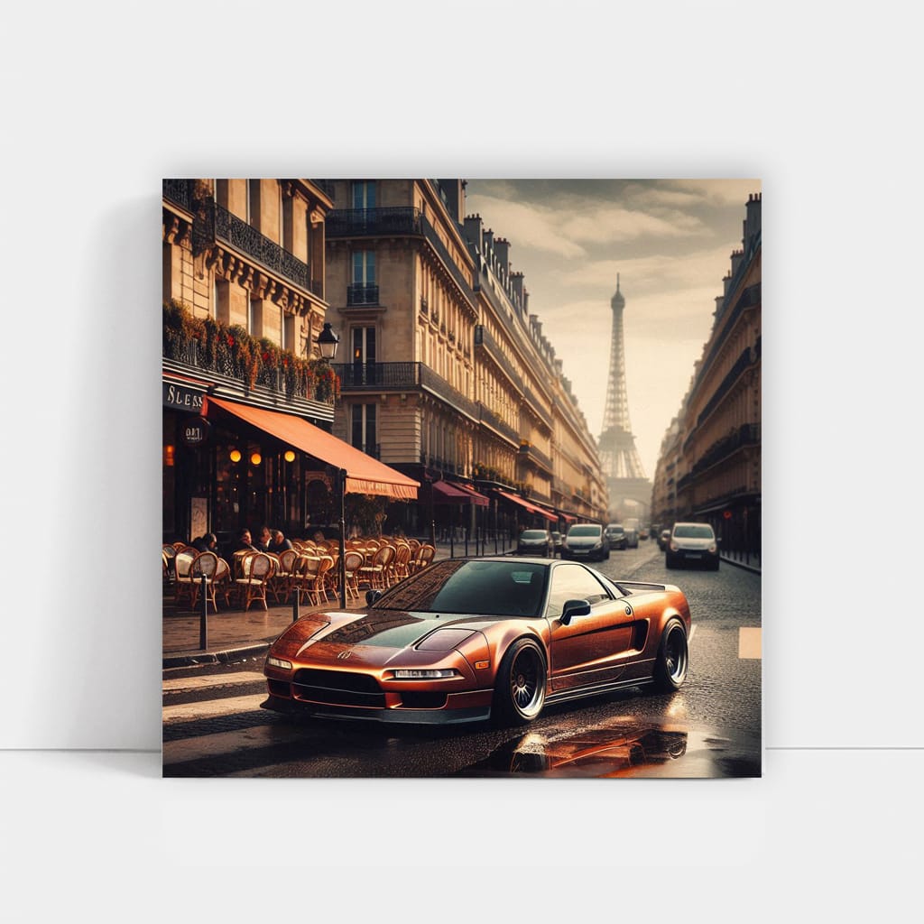 Vintage Acura in Paris - Classic Retro Charm