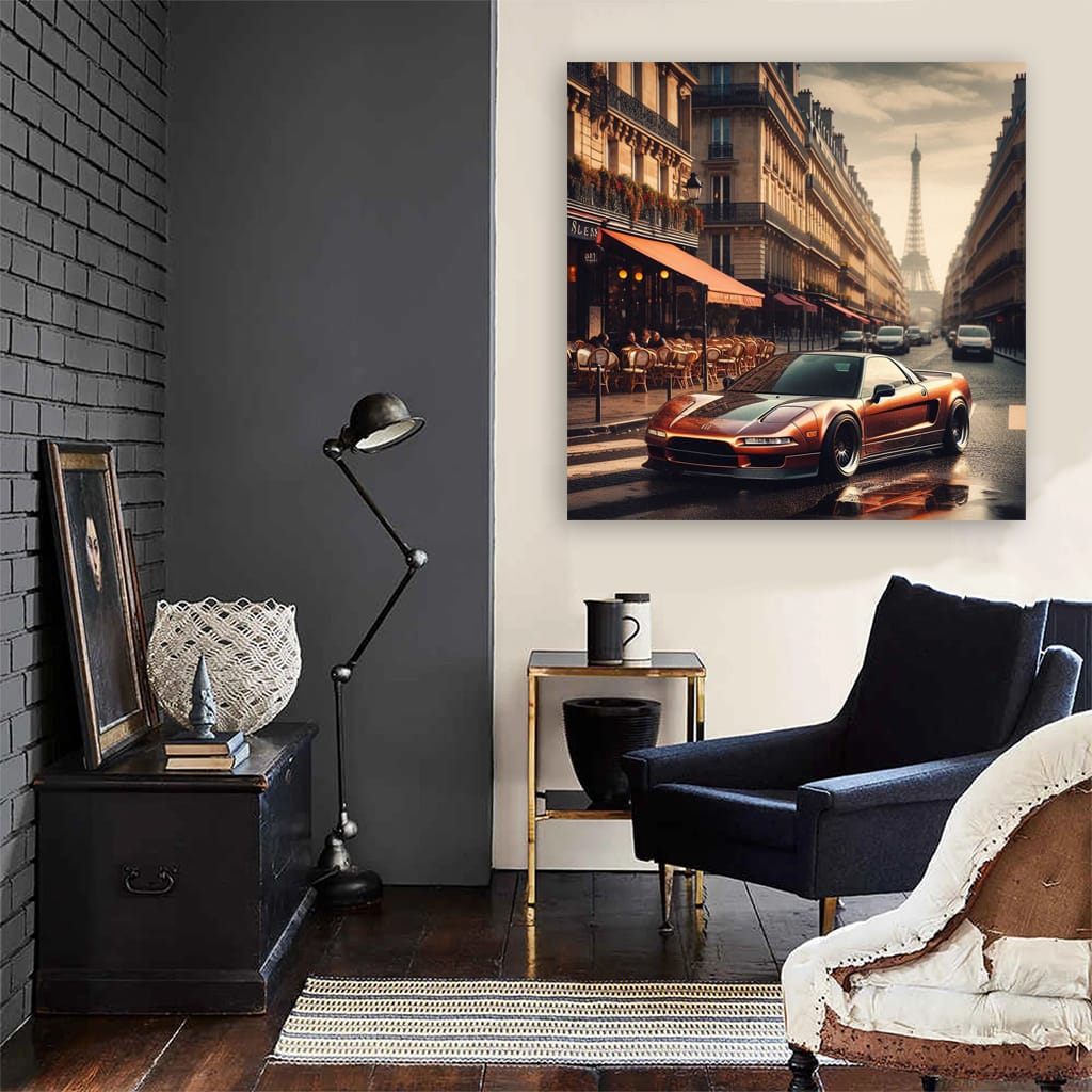 Vintage Acura in Paris - Classic Retro Charm