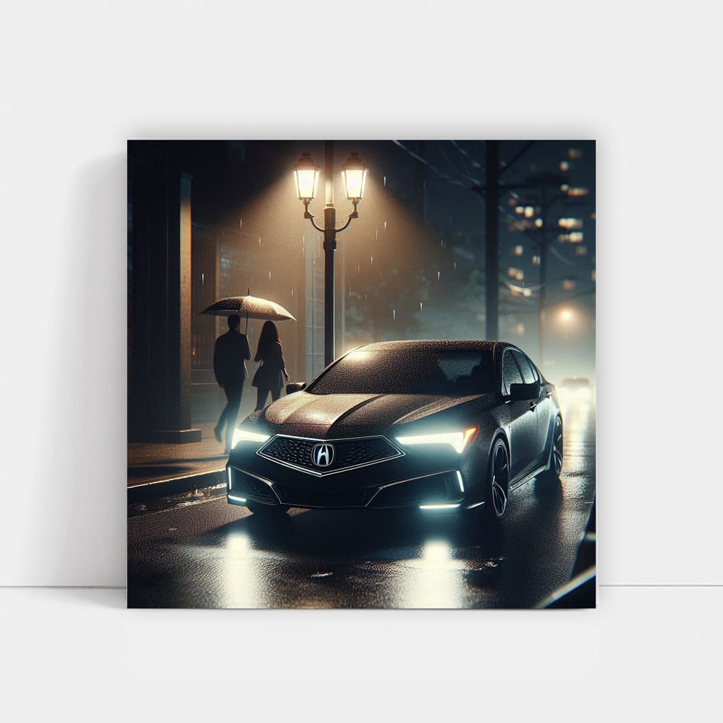 Acura TL Night Drive - Sleek and Powerful Elegance