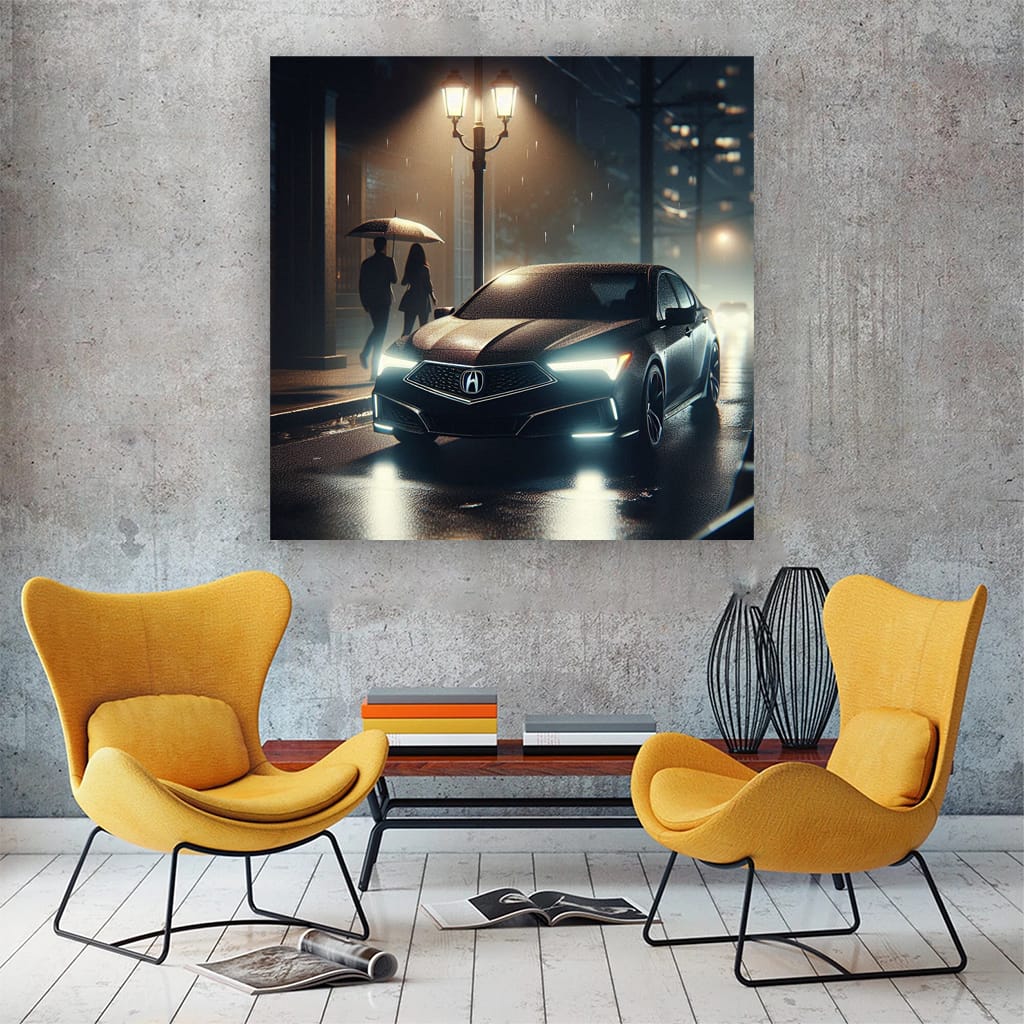 Acura TL Night Drive - Sleek and Powerful Elegance