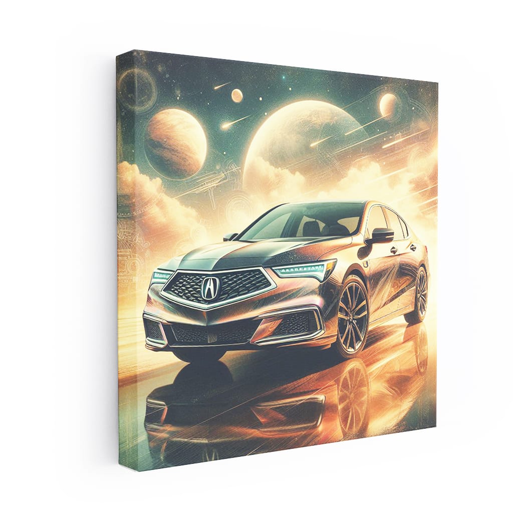 Abstract Acura TLX - Elegance and Performance