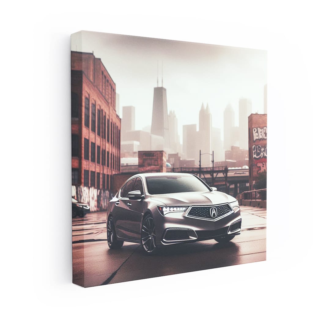 Acura TLX in Cloudy Weather - Elegance in Motion