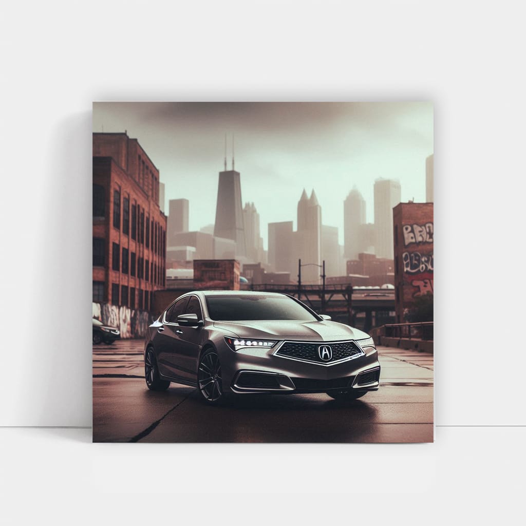 Acura TLX in Cloudy Weather - Elegance in Motion