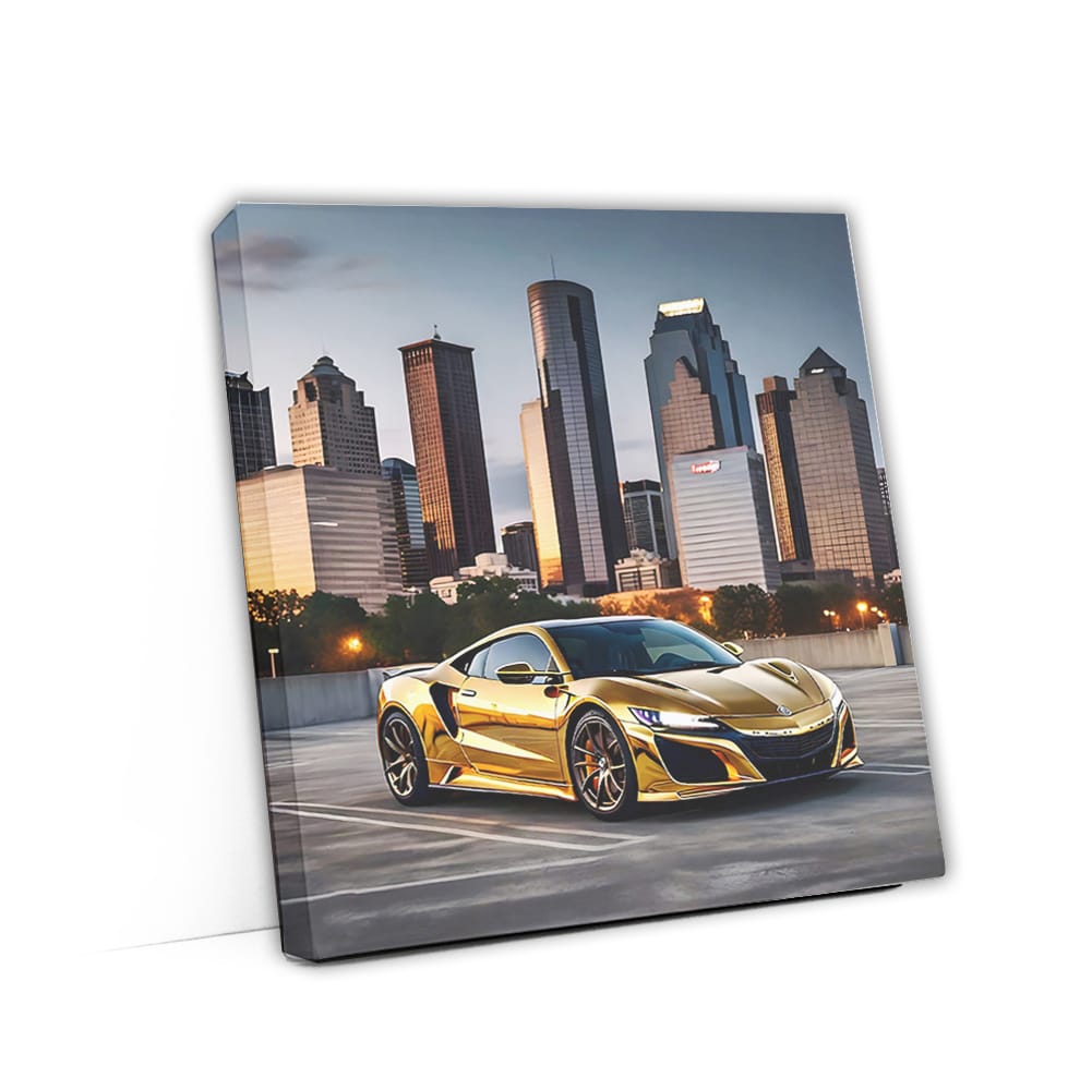 Gold Acura NSX in Houston, TX - Sleek and Powerful Ride