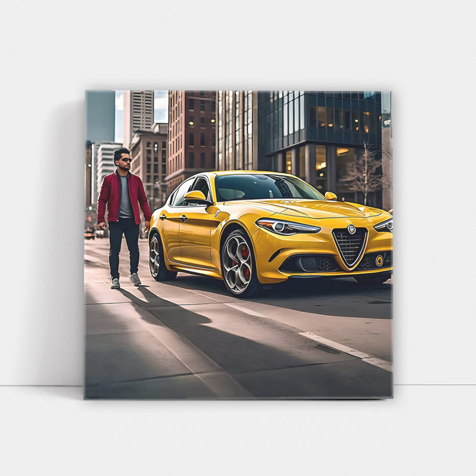 Yellow Alfa Romeo Stelvio Quadrifoglio in Denver - Thrill on Wheels