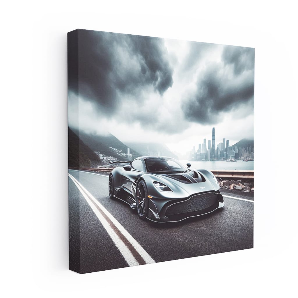 Aston Martin Valkyrie in Overcast Skies - Hypercar Marvel