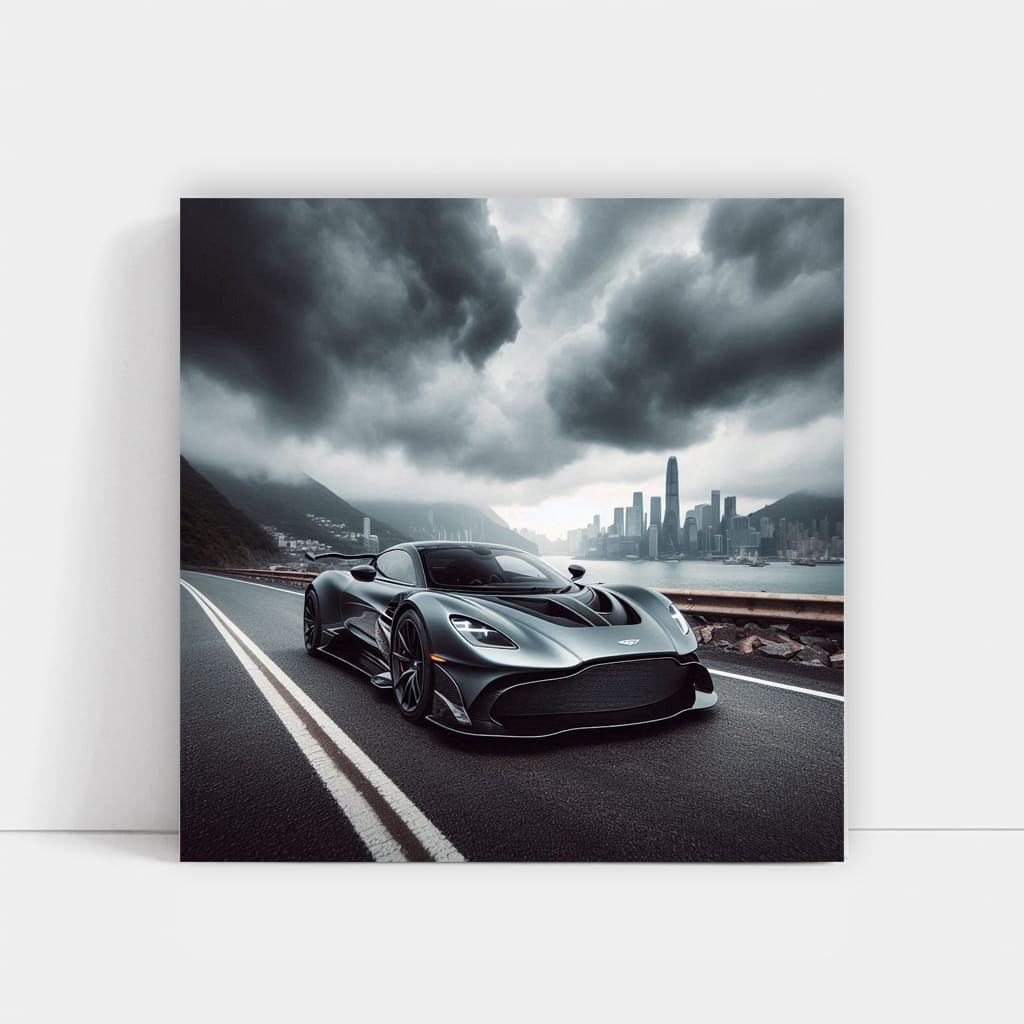 Aston Martin Valkyrie in Overcast Skies - Hypercar Marvel