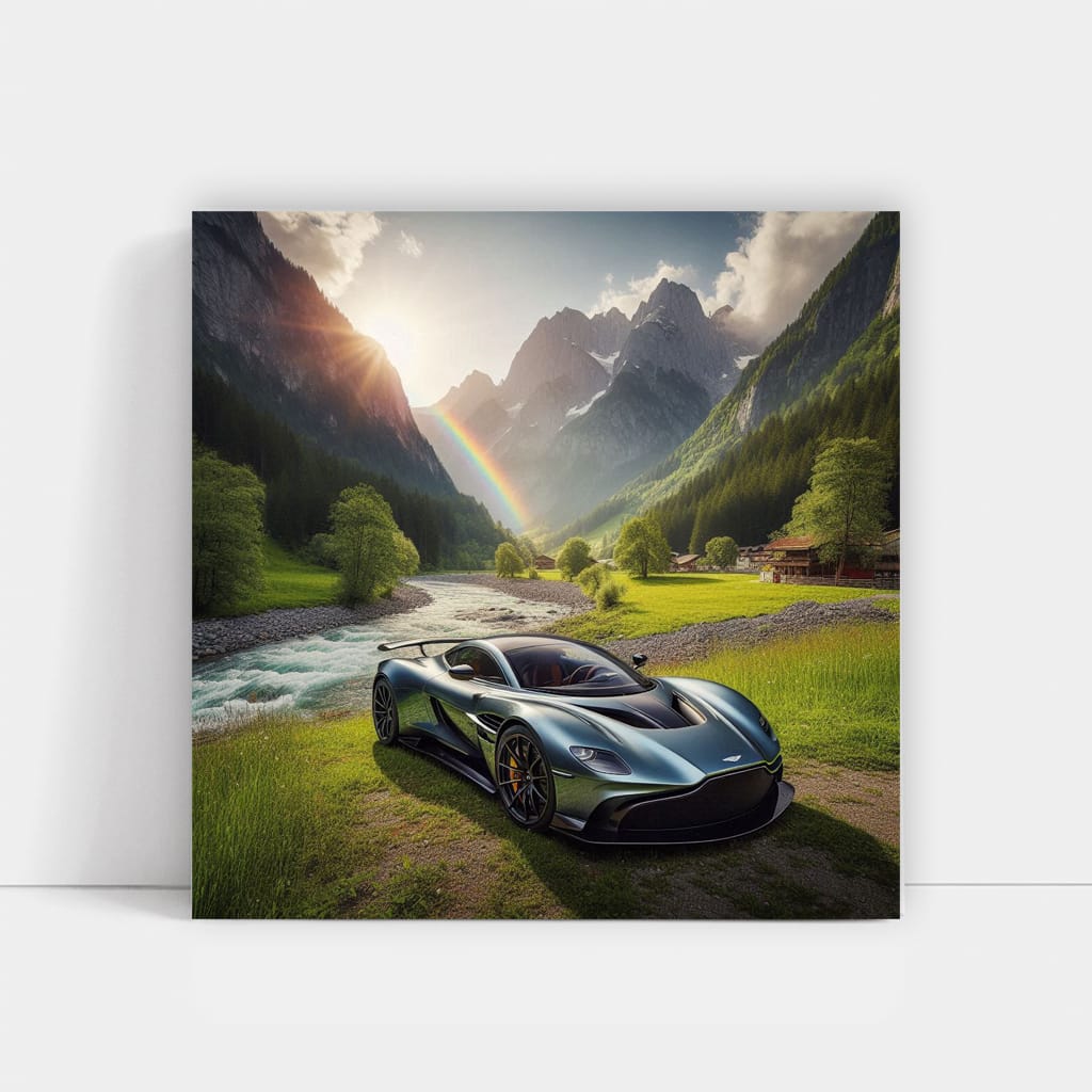 Aston Martin Valkyrie in Valley - Unleash Power