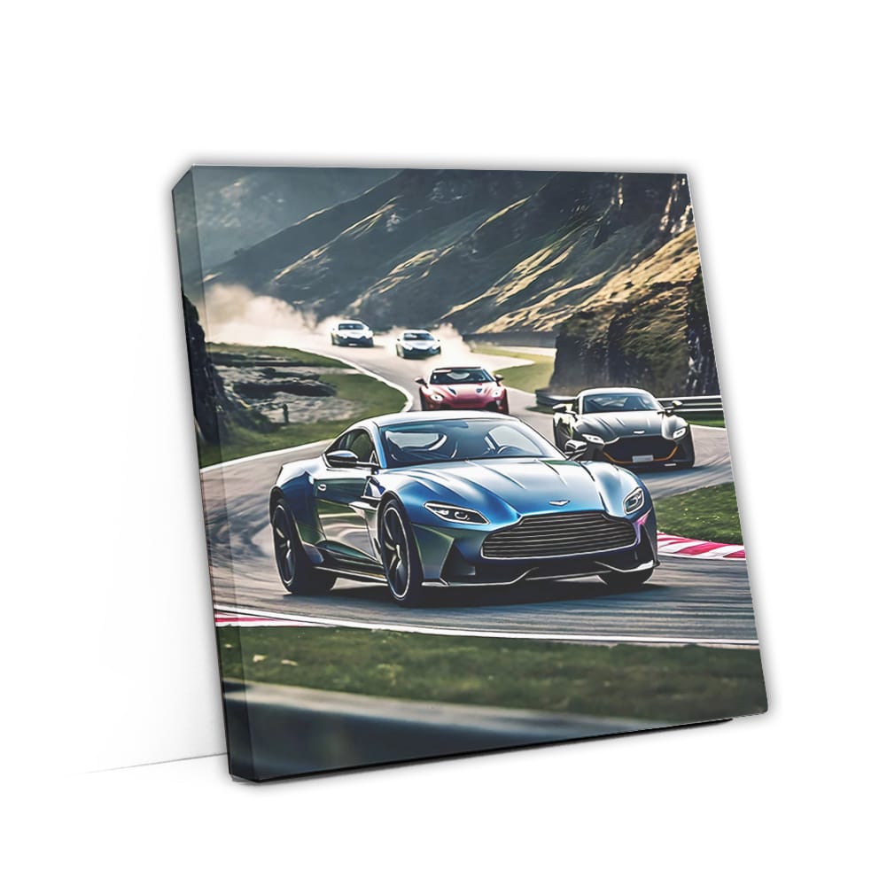 Aston Martin DB11 in Blue: Racing Elegance and Power