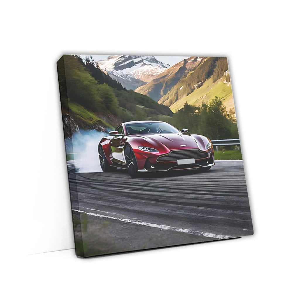 Aston Martin DB11 in Burgundy Drift - Elegance on Wheels