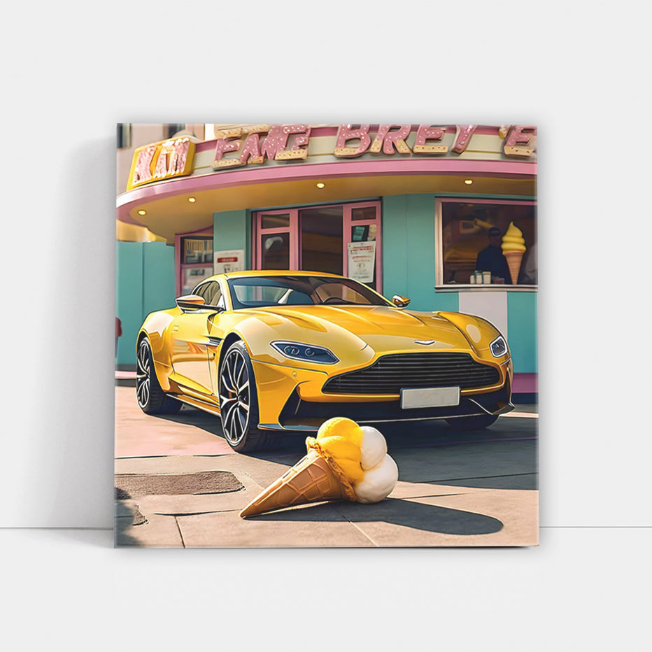 Aston Martin DB11 Yellow - Cool Elegance in Motion