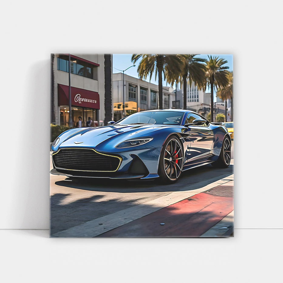 Aston Martin DBS Superleggera in Blue, Los Angeles - Elegance Redefined