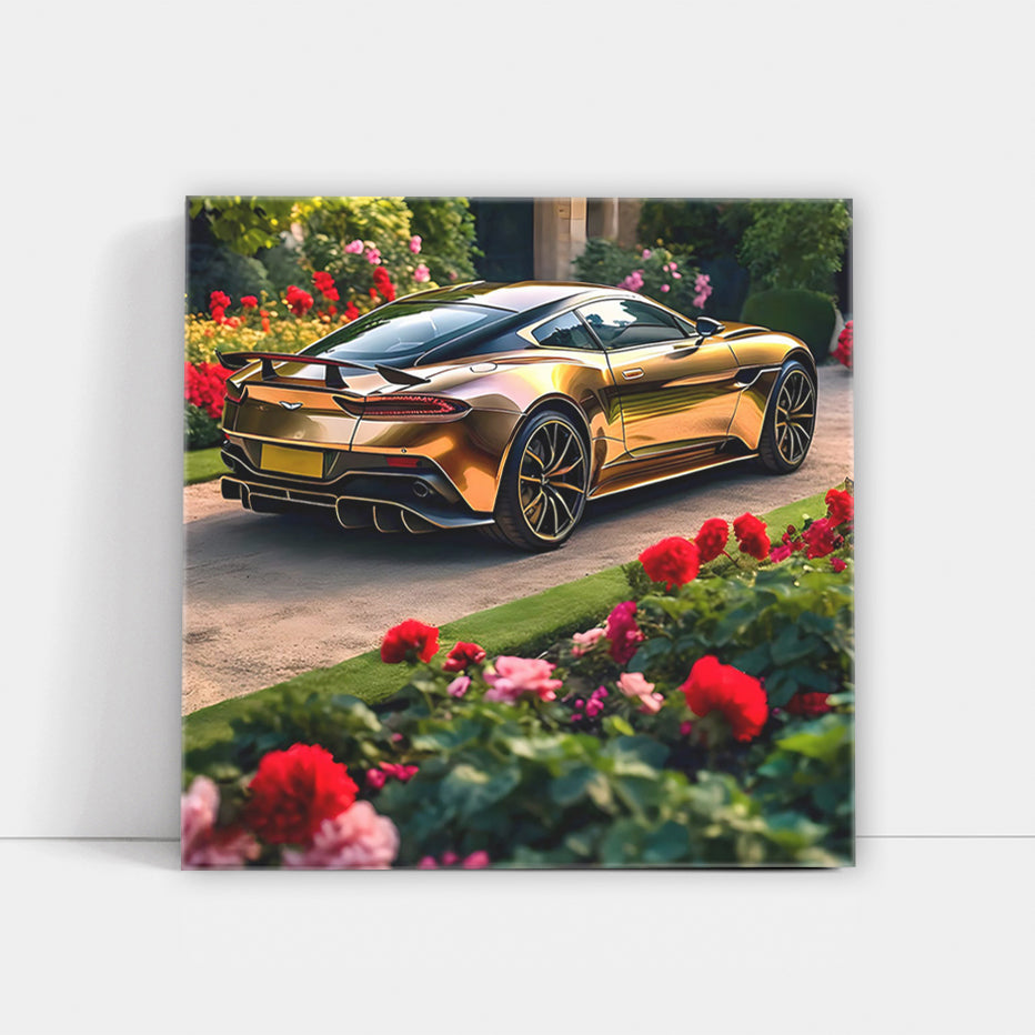 Aston Martin DBS Superleggera in Gold: Elegance in Motion