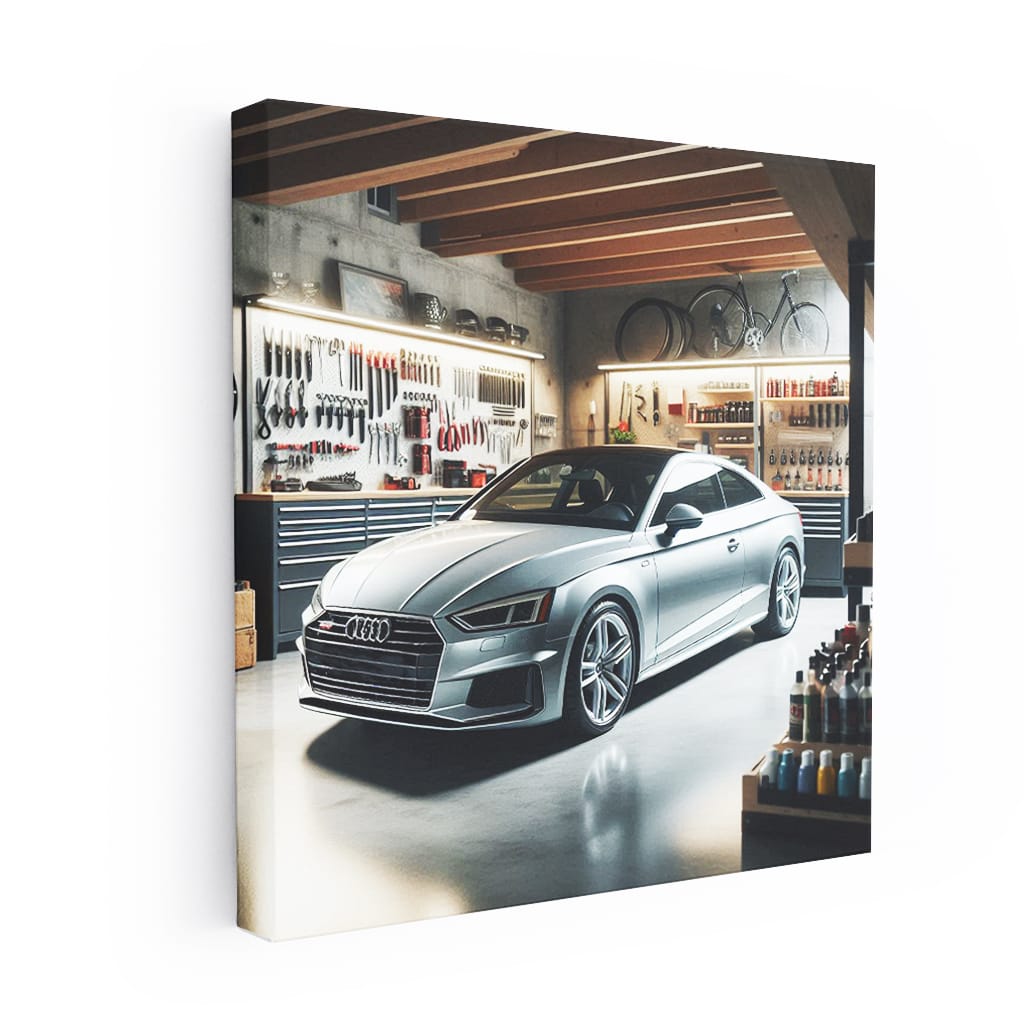 Audi A5 Parked in Garage - Elegance Meets Performance