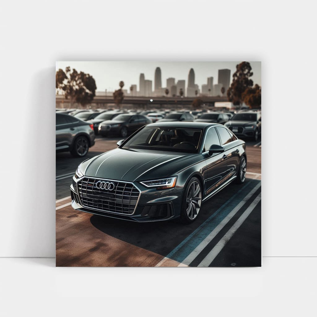 Audi A6 in Parking - Elegance Meets Performance