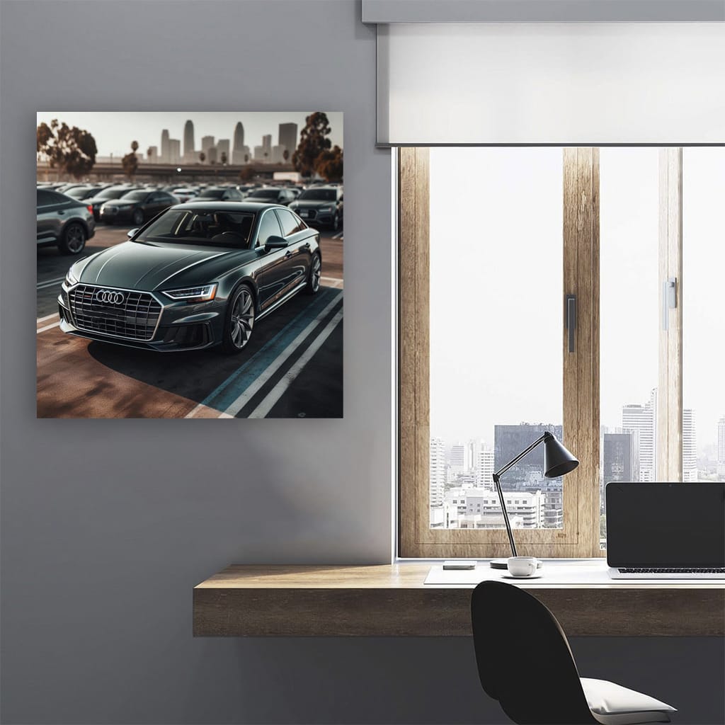 Audi A6 in Parking - Elegance Meets Performance