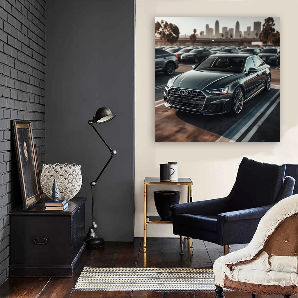 Audi A6 in Parking - Elegance Meets Performance