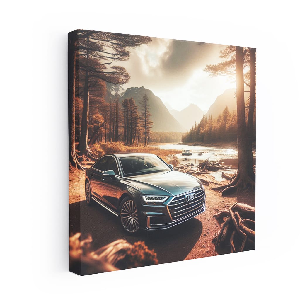 Audi A8 at National Park: Elegance in Motion