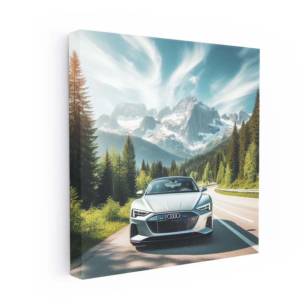 Audi e-tron GT in Mountains - Power Meets Elegance
