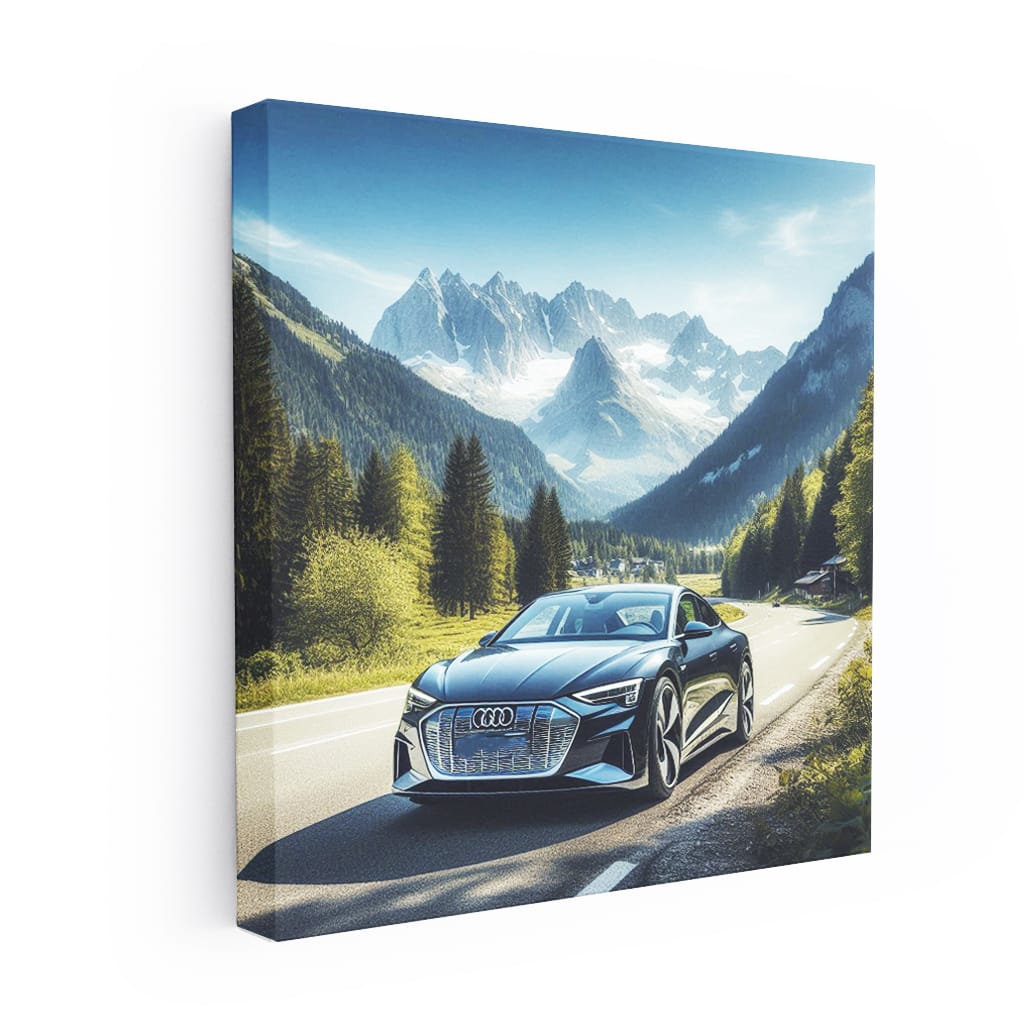 Audi E-Tron GT on Mountain Drive - Electrifying Performance