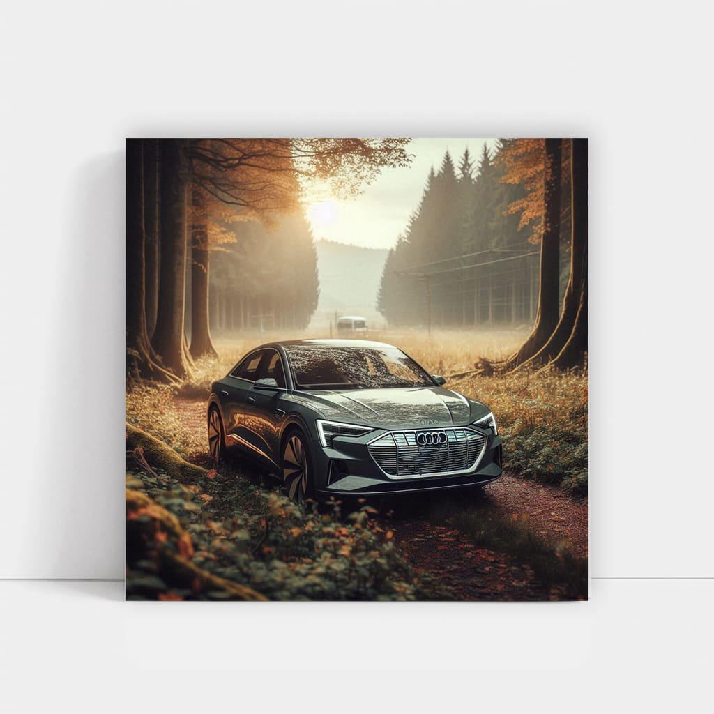 Audi E-Tron in Nature - Sustainable Luxury Drive