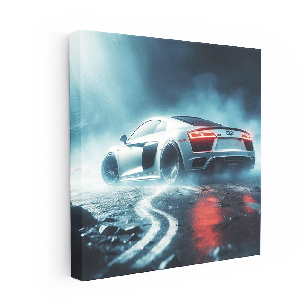Audi R8 Skid - Precision and Power in Motion
