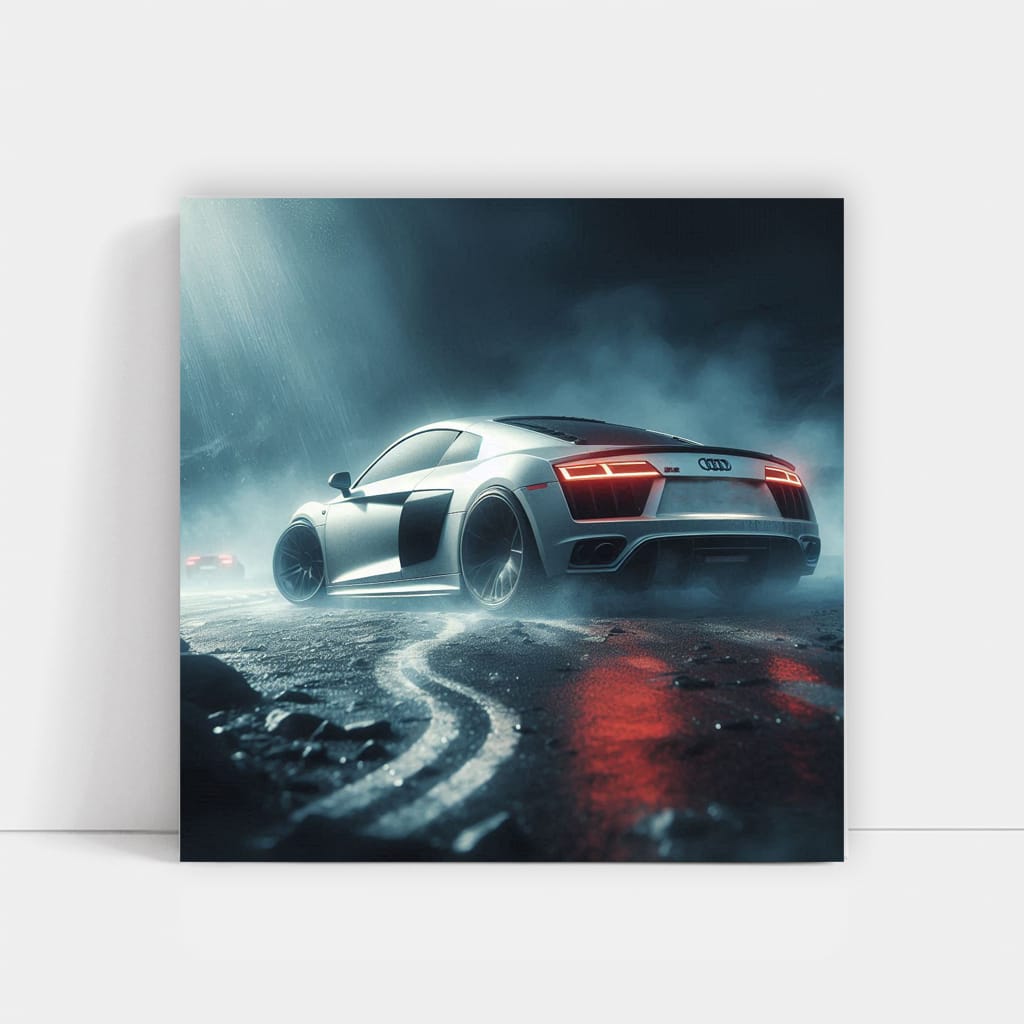 Audi R8 Skid - Precision and Power in Motion