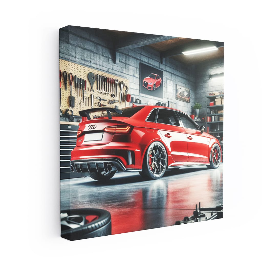 Audi RS3 in Garage: Unleash Power Within