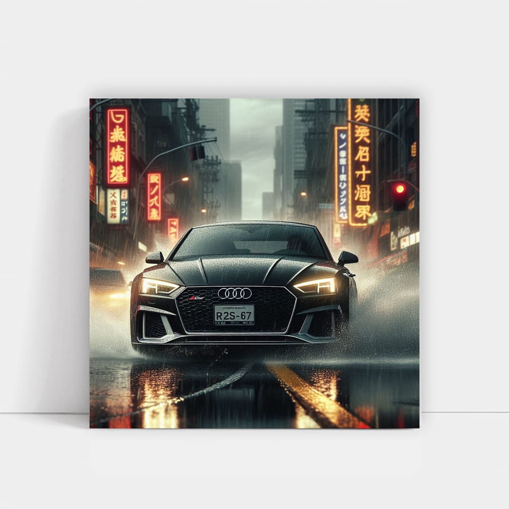 Audi RS5 in Wet Weather: Performance and Power Unleashed