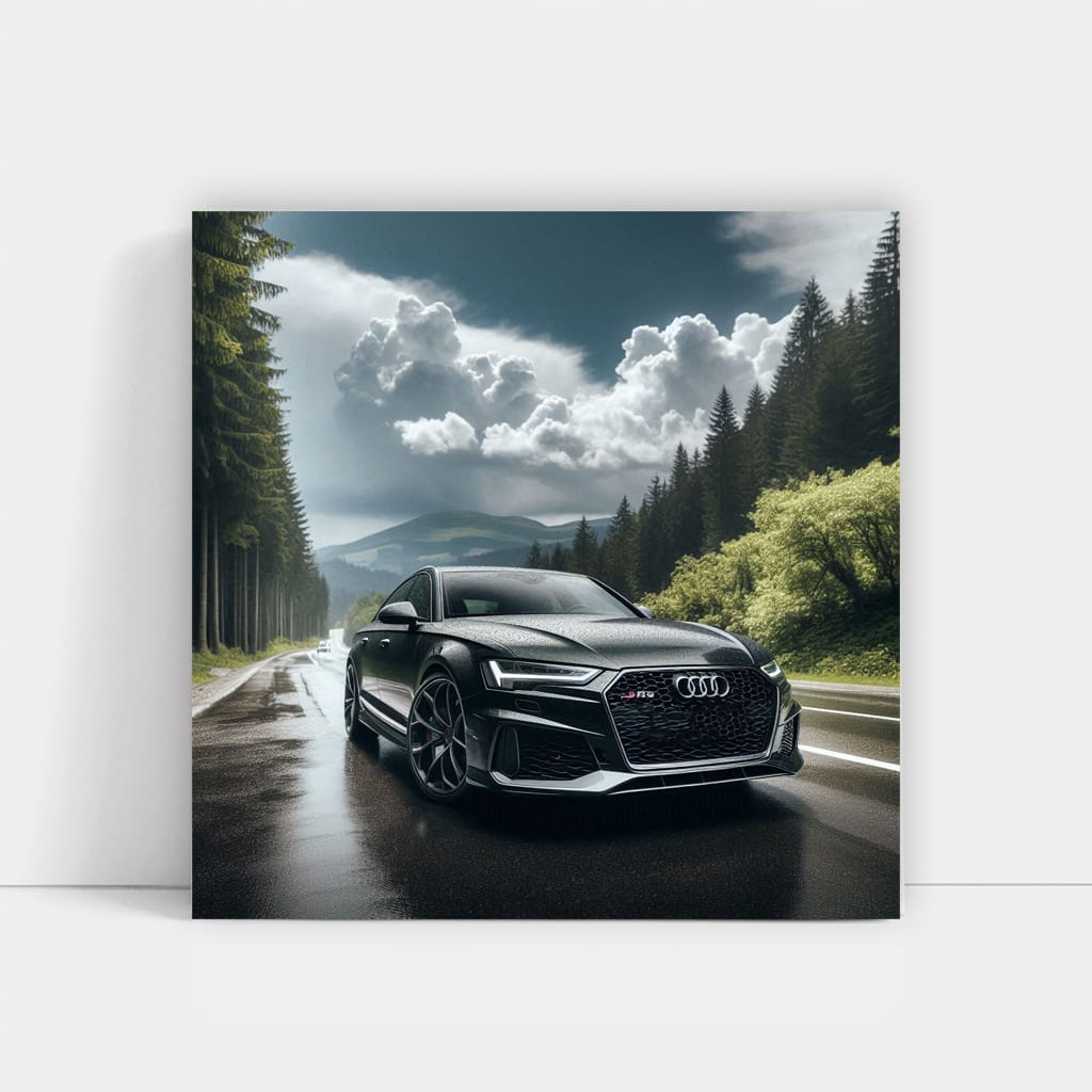 Audi RS6 in Overcast Skies - Power Meets Elegance