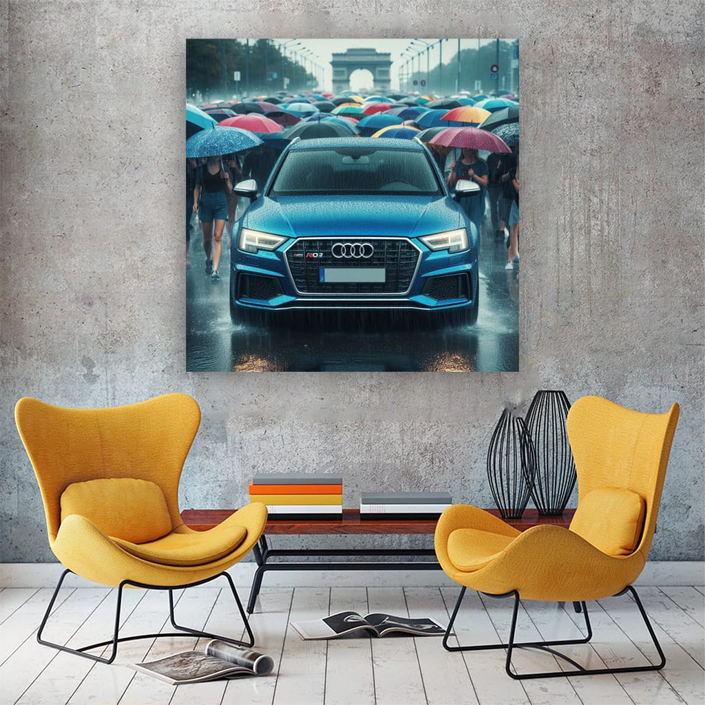 Audi RSQ3 in Rainy Weather - Power Meets Elegance