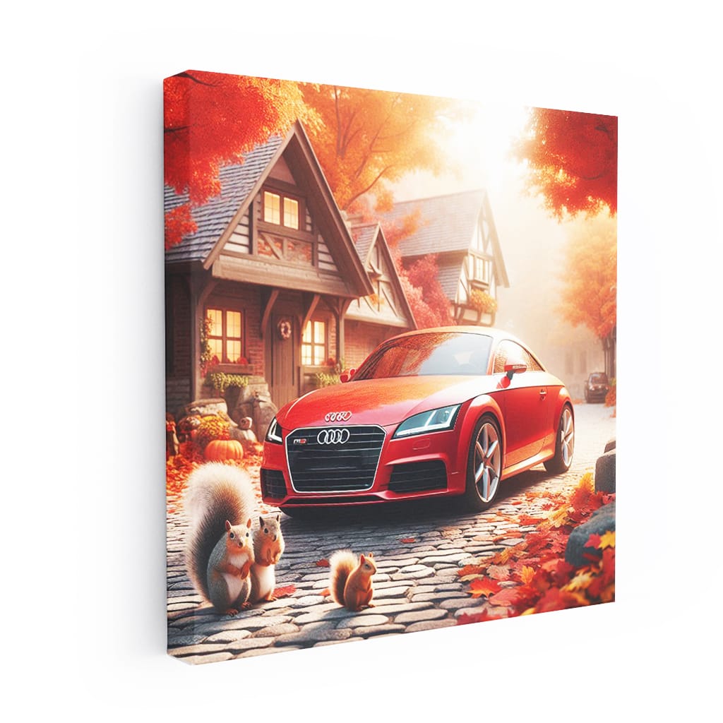 Audi TT in Parking - Compact, Stylish, and Sporty