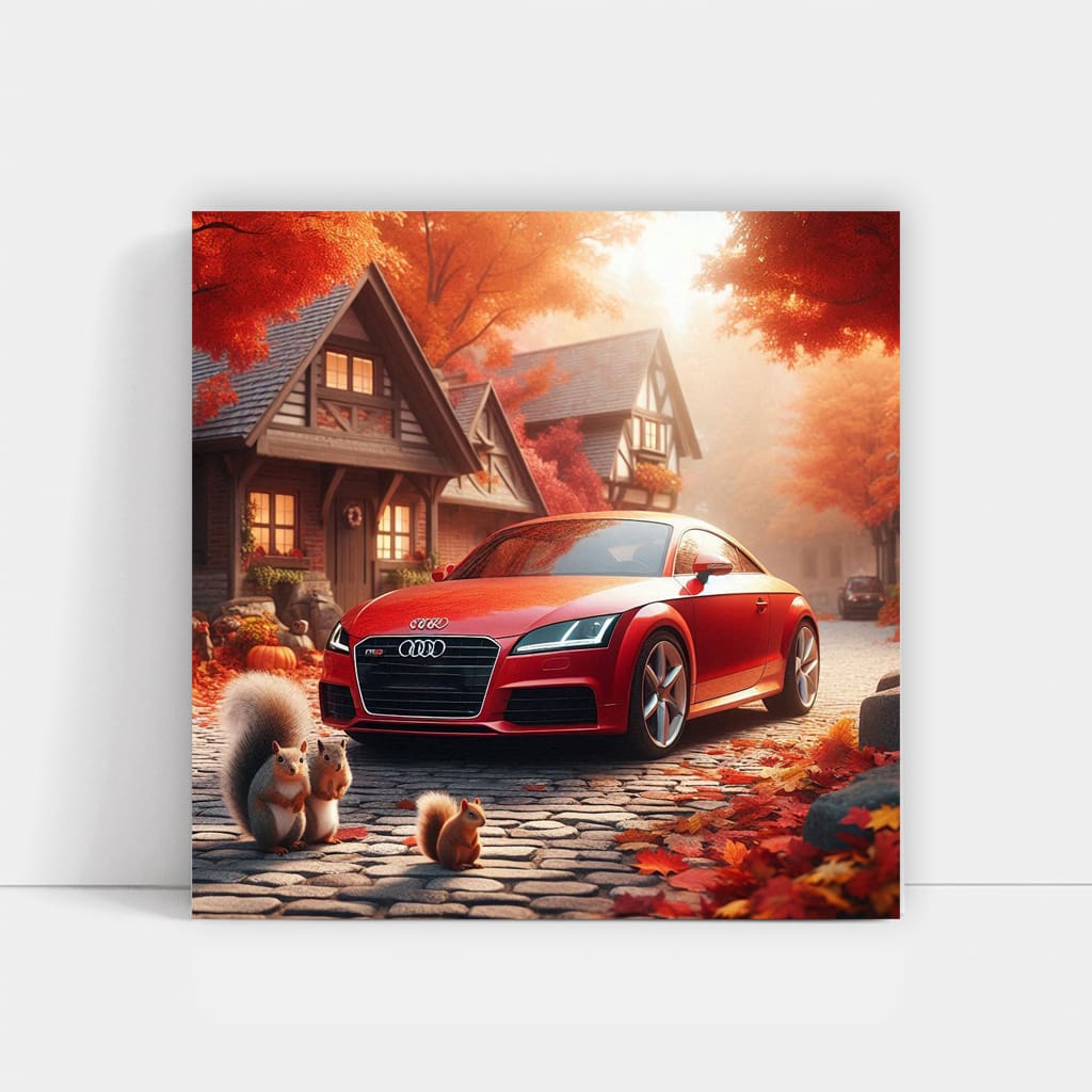 Audi TT in Parking - Compact, Stylish, and Sporty
