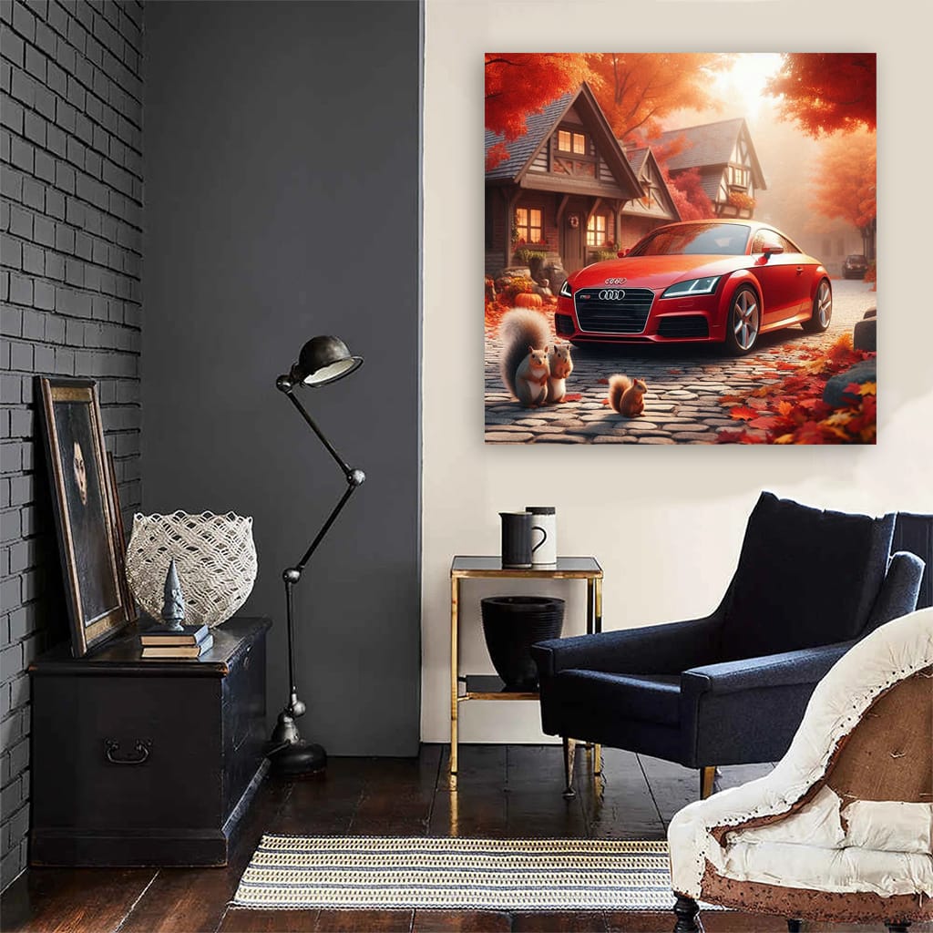 Audi TT in Parking - Compact, Stylish, and Sporty