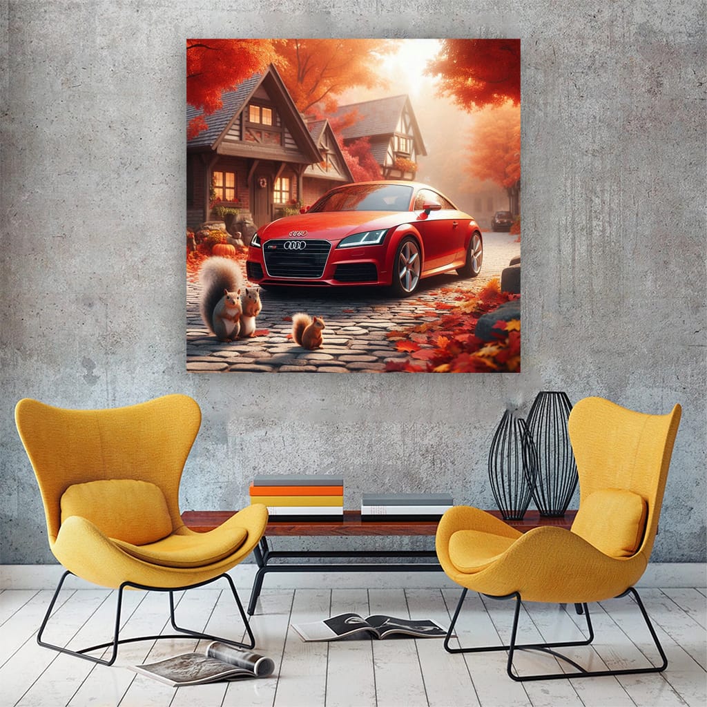 Audi TT in Parking - Compact, Stylish, and Sporty