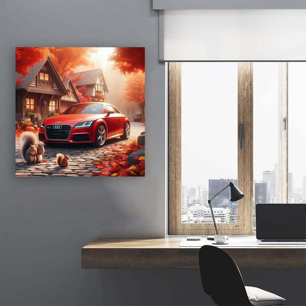 Audi TT in Parking - Compact, Stylish, and Sporty