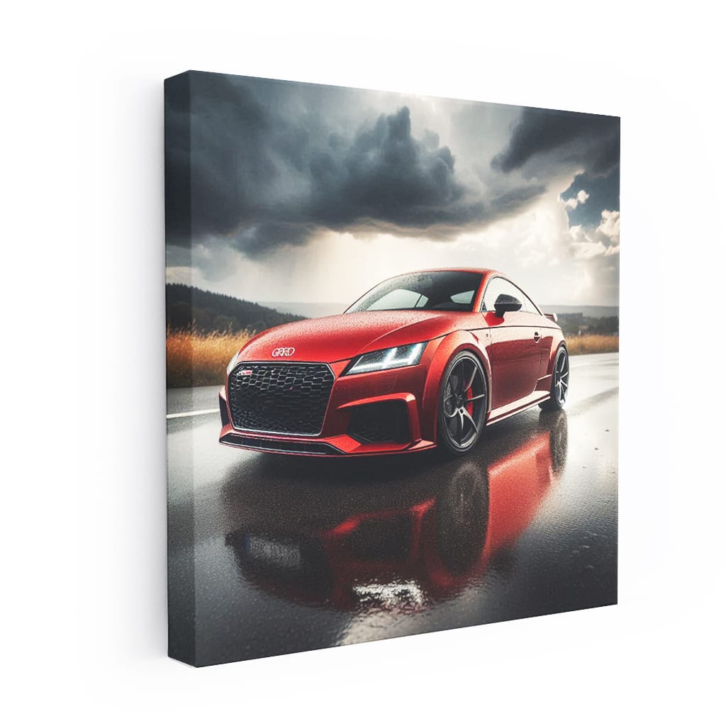 Audi TT RS in Overcast Weather - Power and Elegance