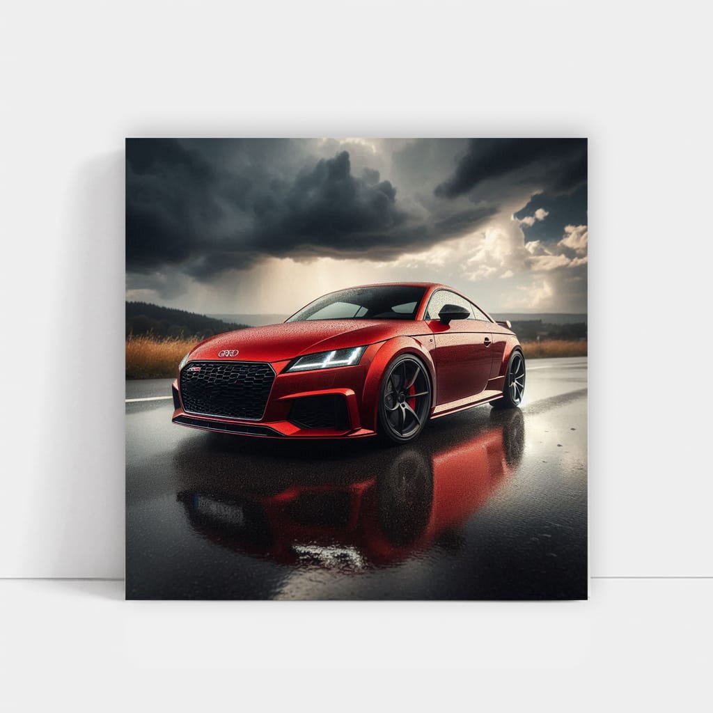 Audi TT RS in Overcast Weather - Power and Elegance