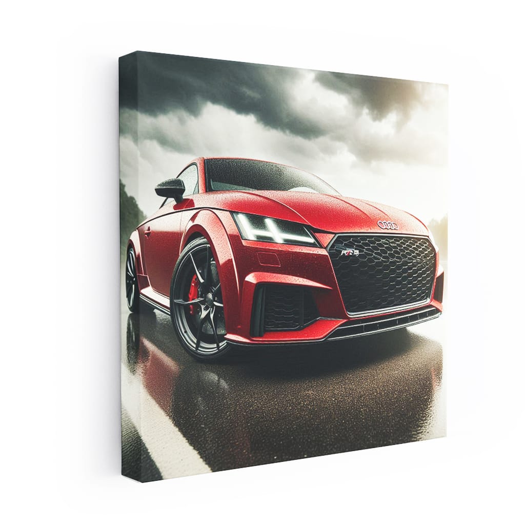 Audi TT RS in Overcast Skies - Power Meets Elegance