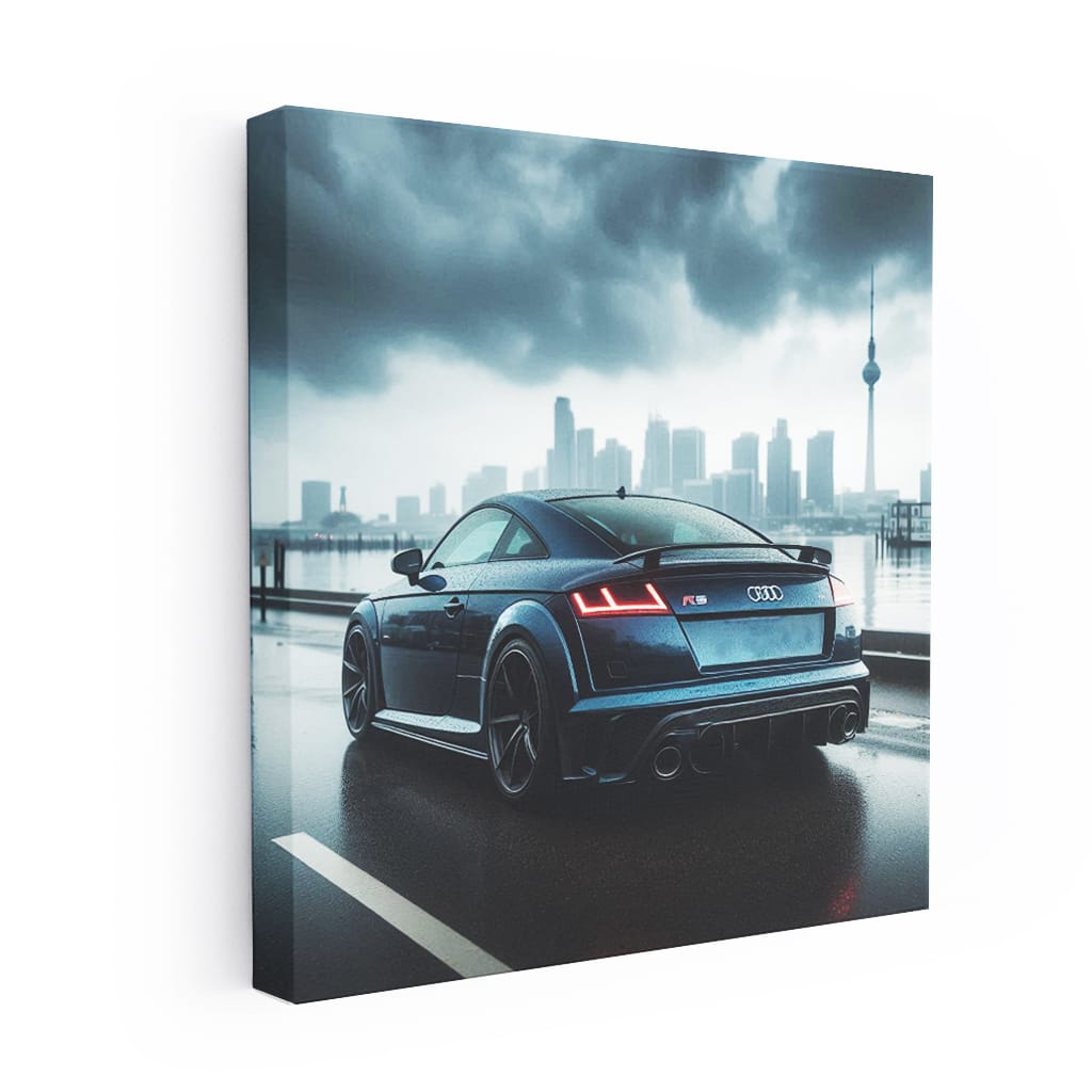 Audi TT RS in Cloudy Weather - Thrilling Performance