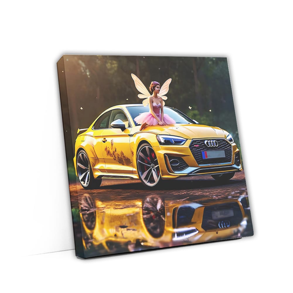 Audi RS5 Yellow Fairy - Bold Elegance in Motion